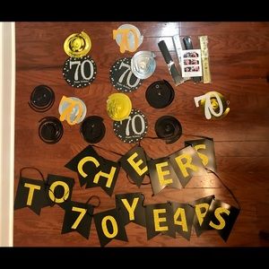 70th Birthday Party Decorations